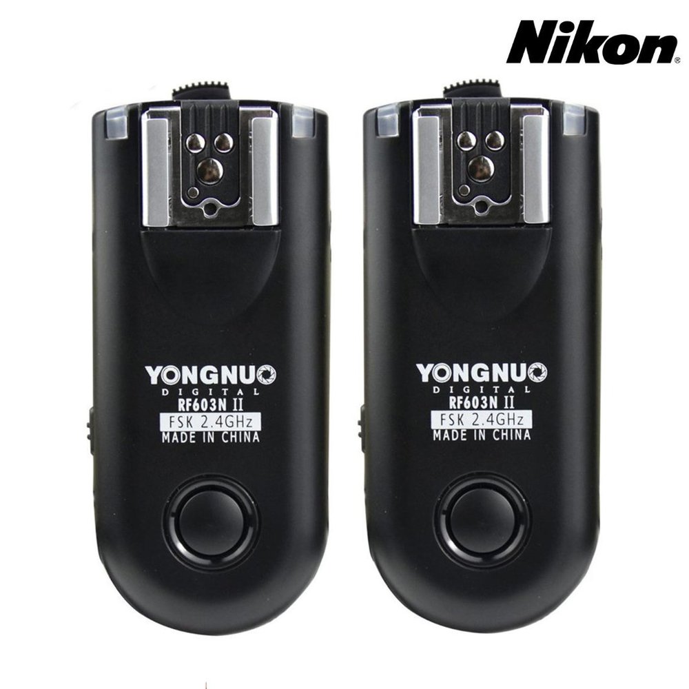 Yongnuo RF-603N II N3 Wireless radio triggers for Nikon - 2pc pack